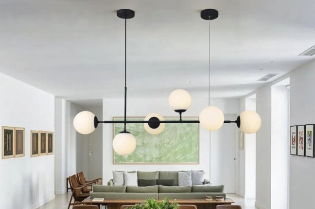 Enhance Your Living Room with a Retro Art LED Chandelier