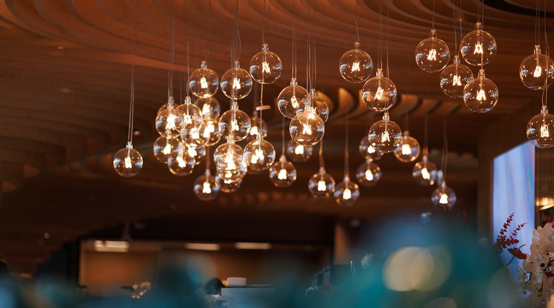Photo Elegant chandelier