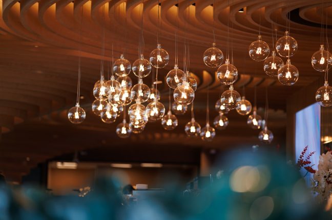 Photo Elegant chandelier
