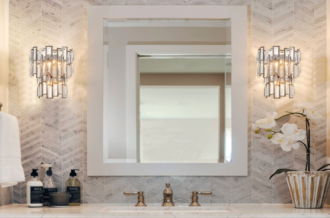 Enhance Your Bathroom with a Crystal Wall Lamp