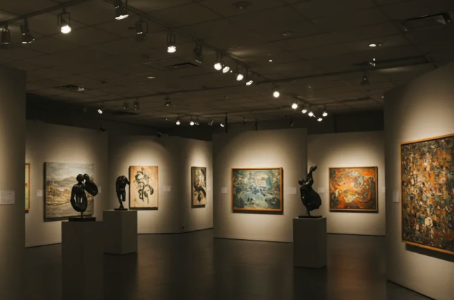 Enhance Gallery Lighting with Adjustable Zoom Spotlight