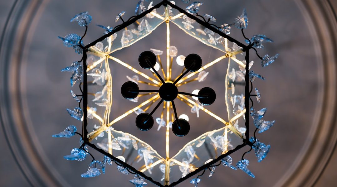 Photo crystal flush mount lights