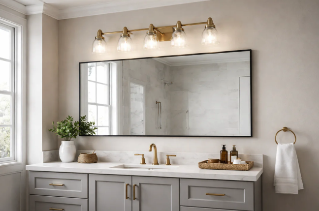 Upgrade Your Bathroom with Hollywood Style Vanity Wall Lamp