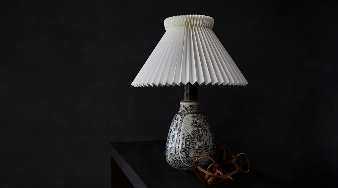 Photo ceramic lamp