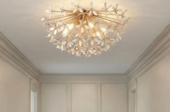 Rope-Wrapped Semi Flush Light: The Essence of Organic Modern